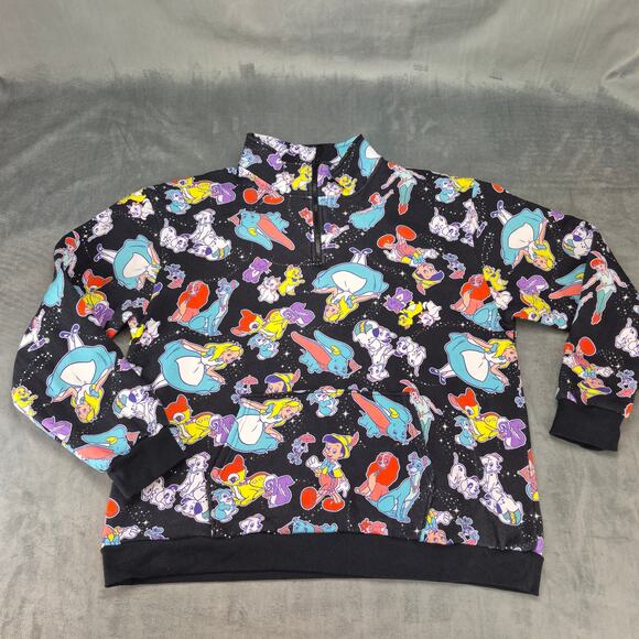 Disney 100 Anniversary Cakeworthy All Over Print D100 Sweatshirt Unisex XL - Picture 1 of 9